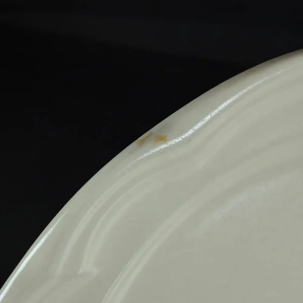 Lot of 4 Pfaltzgraff White Scalloped Plates & Bowl Made in USA